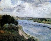 皮埃尔 奥古斯特 雷诺阿 : Barges on the Seine